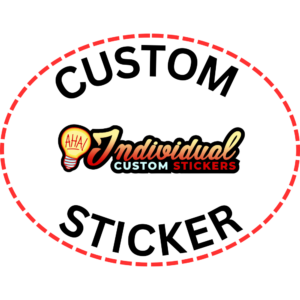 Custom Oval Sticker