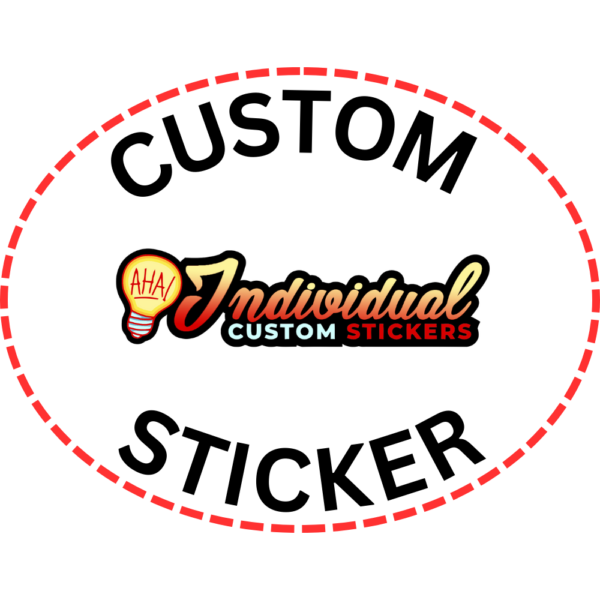 Custom Oval Sticker